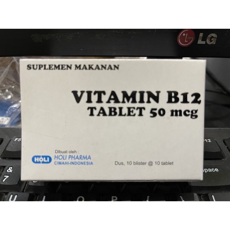 Jual Vitamin B12 50 Mcg [Strip 10 Tablet] | Shopee Indonesia