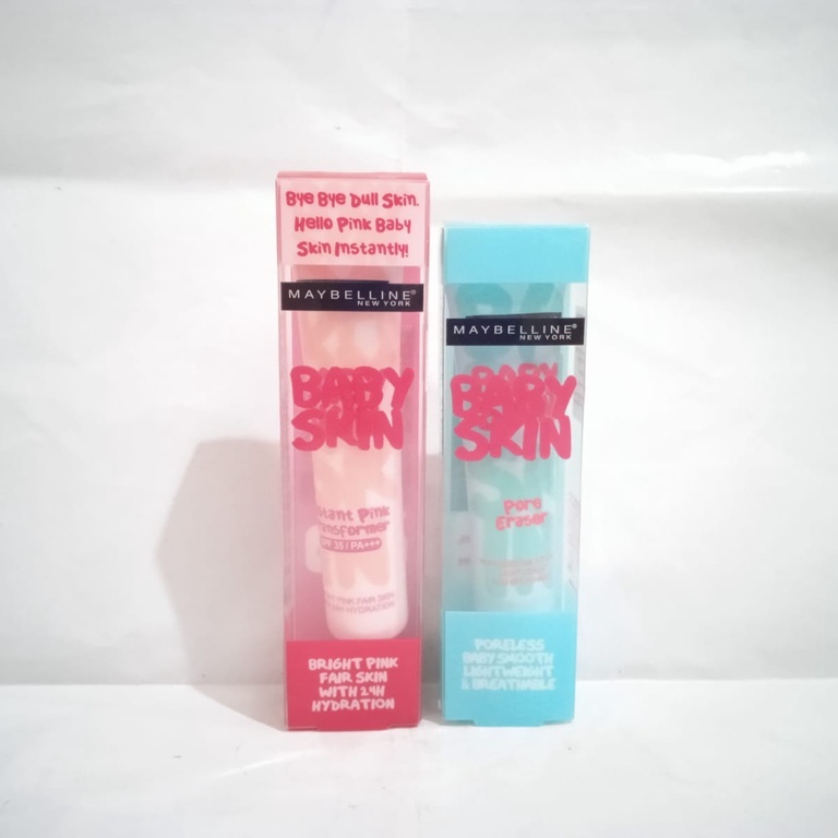 Jual MAYBELLINE New York Baby Skin Pink & Blue | Shopee Indonesia
