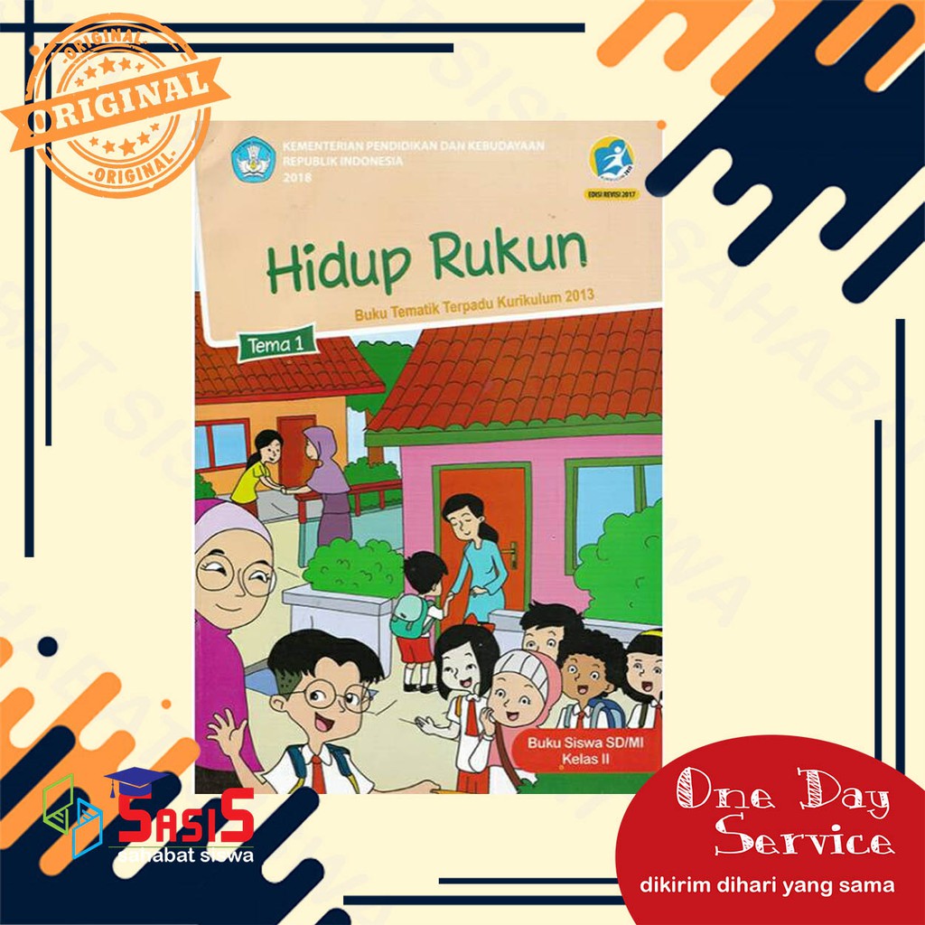 Jual Buku Siswa SD Kelas 2 Tema 1 : Hidup Rukun | Shopee Indonesia