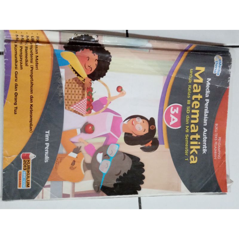 Jual Buku Media Penilaian Autentik Matematika 3A Kelas 3 SD | Shopee ...