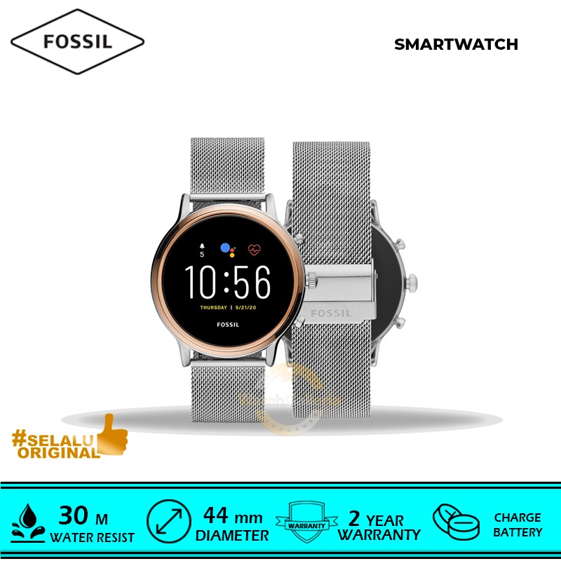 Jual Fossil FTW6061 Gen 5 Smartwatch Julianna HR Stainless Steel