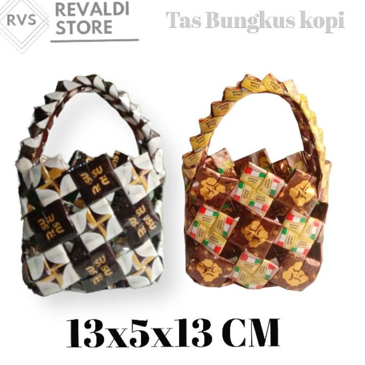 Jual Kerajinan Tas Mini Bungkus Kopi Prakarya Tas Dari Bungkusan Kopi W8k3 Shopee Indonesia 2709