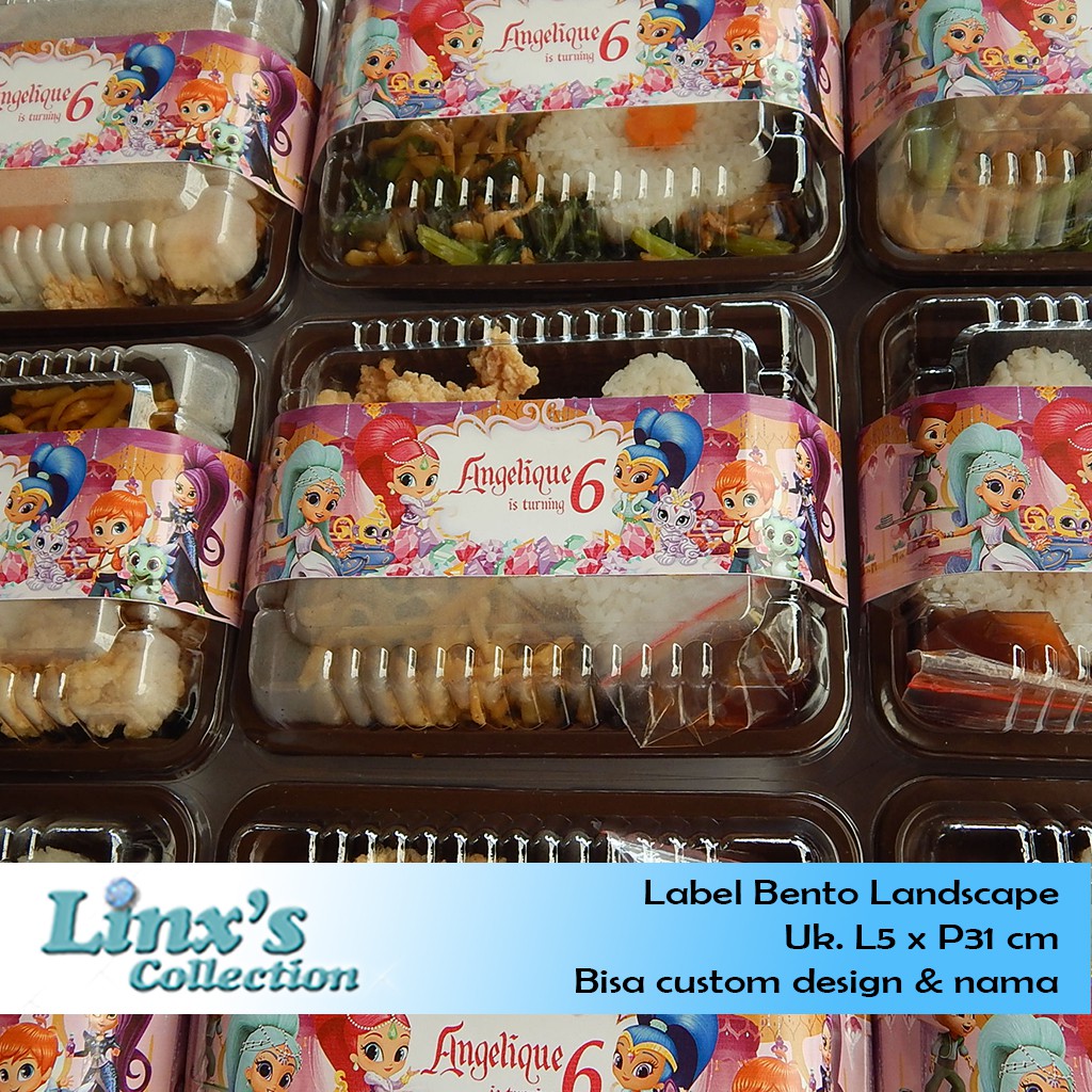 Jual Stiker Label Wrapper Bento ( isi 12 pcs) | Shopee Indonesia