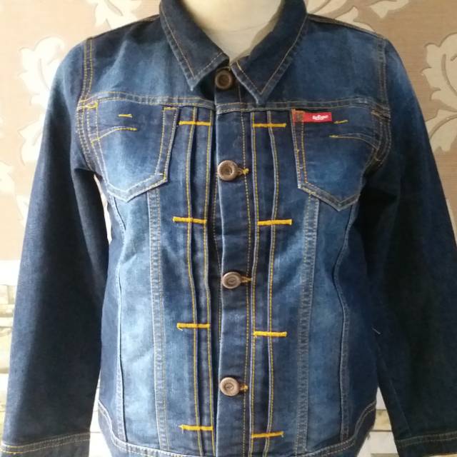 Jaket jeans lee deals cooper original