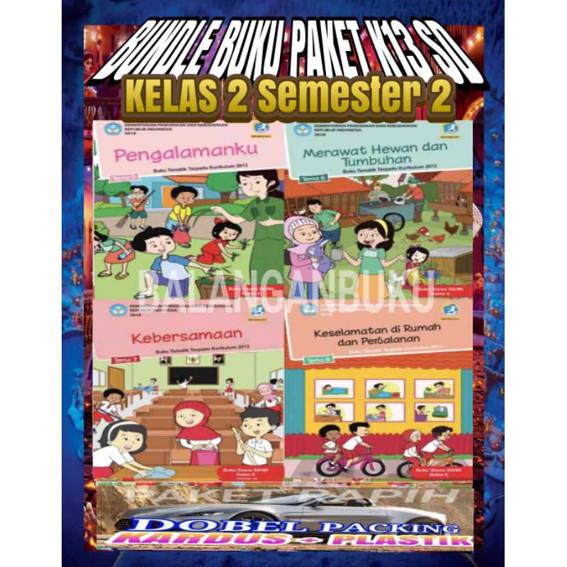 Jual Paket Tematik Kelas 2 SD Semester 2 Tema 5,6,7,8 (4BUKU) | Shopee ...