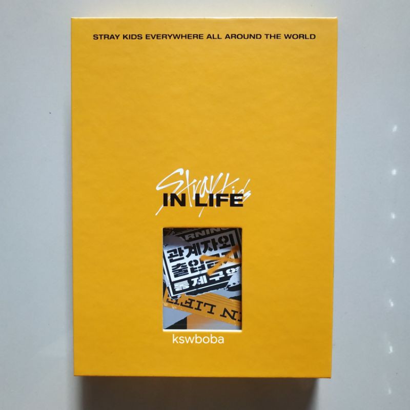 Jual Album Only Stray Kids In Life B Ver. (Yellow) | Shopee Indonesia