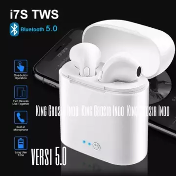 Headset Bluetooth I7S TWS Versi 5.0 Sport True Wireless Earphone I7S Handsfree I7s Tws