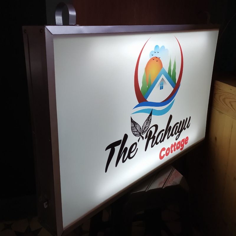 Jual Neon Box slim 2sisi Akrilik, Backlite, ukuran 50x30, 45x35 #NEW ...