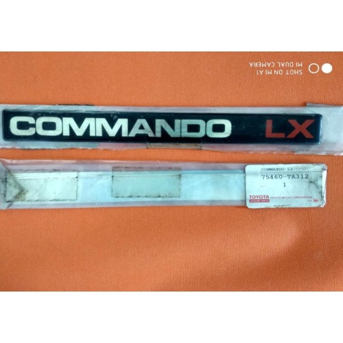 Jual TERMURAH Sticker Commando LX kijang super original Berkualitas ...