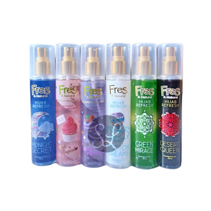 Jual Fres and Natural Hijab Refresh Body Mist Perfume Fragance / Fres ...