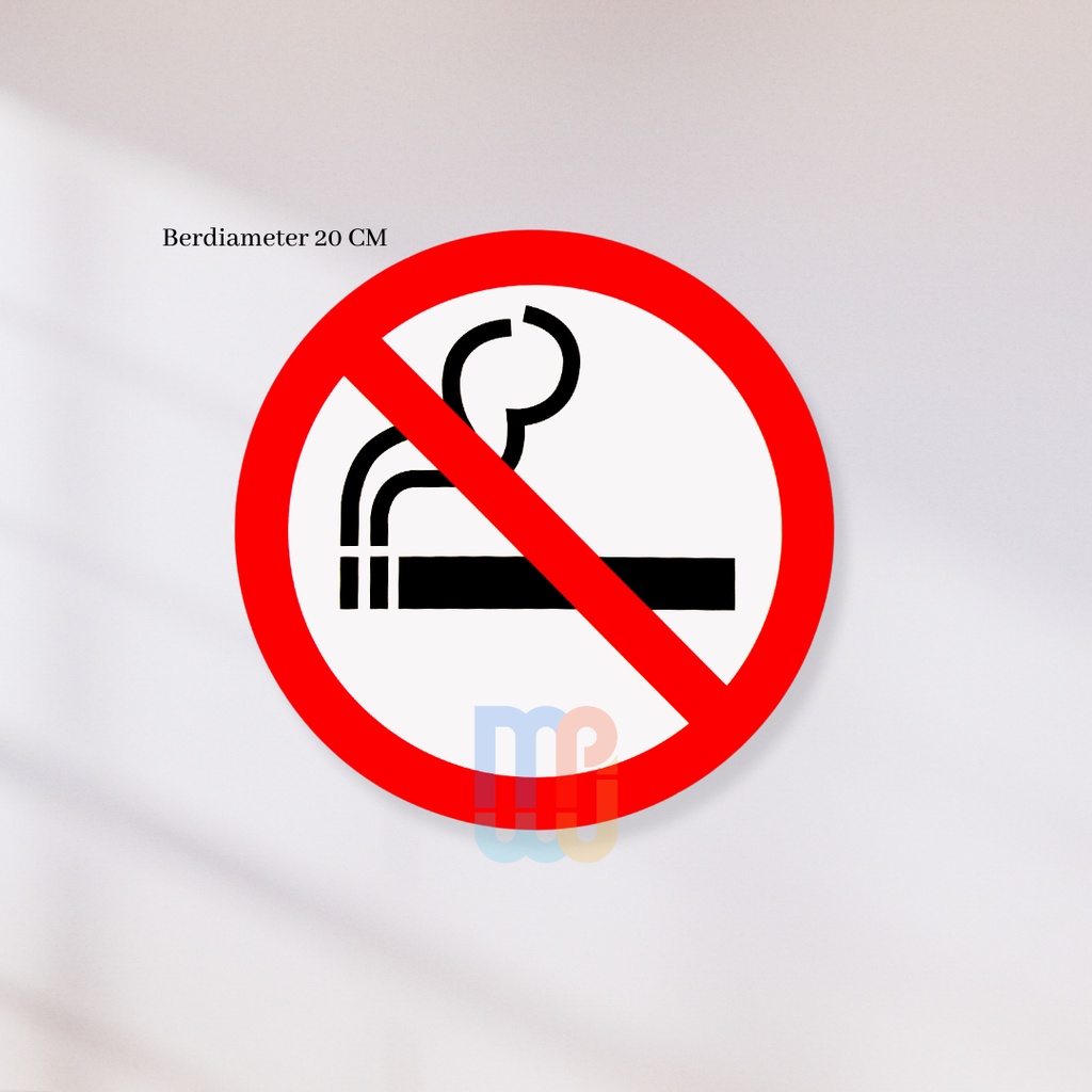 Jual Sign Acrylic No Smoking Sign Board Akrilik Dilarang Merokok