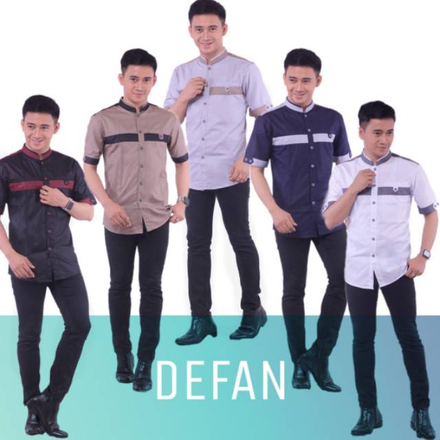 Jual Koko Pria Lengan Pendek Defan Pendek Fantastik Original Produk ...