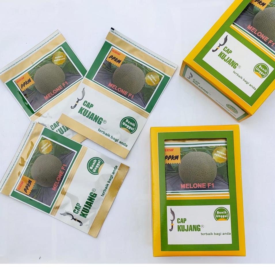 Jual benih melon tavi cap Kujang Melone isi 700 biji bonus tangki (KODE
