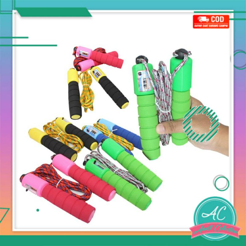 Jual Alat olahraga lompat tali skiping alat pelangsing skipping dengan ...