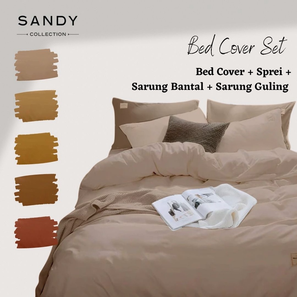 Jual Bedcover Set Sandy Collection Ukuran Single 120x200 Kain Disperse ...