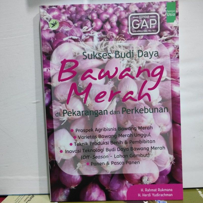 Jual Buku Sukses Budi Daya Bawang Merah Di Pekarangan Dan Perkebunan ...