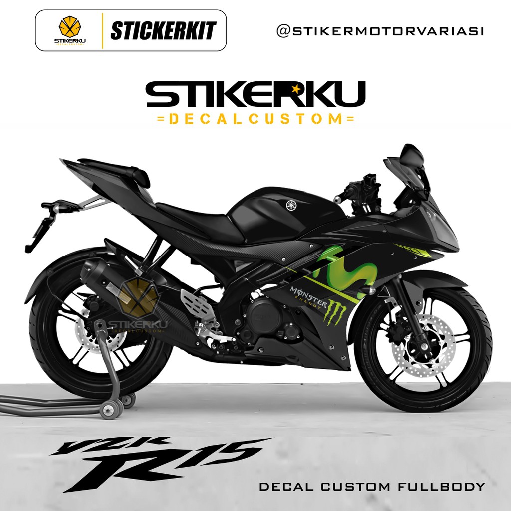 Jual STICKER STRIPING R15 V2 DESIGN CUSTOM | Shopee Indonesia