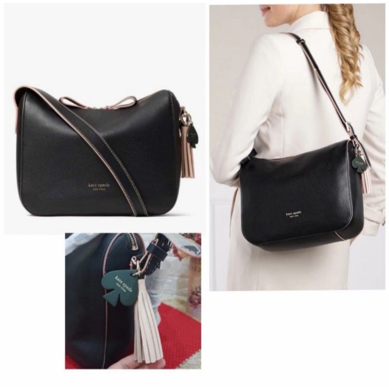 Jual TAS KATE SPADE ORIGINAL KS ANYDAY MEDIUM SHOULDER BAG BLACK MULTI