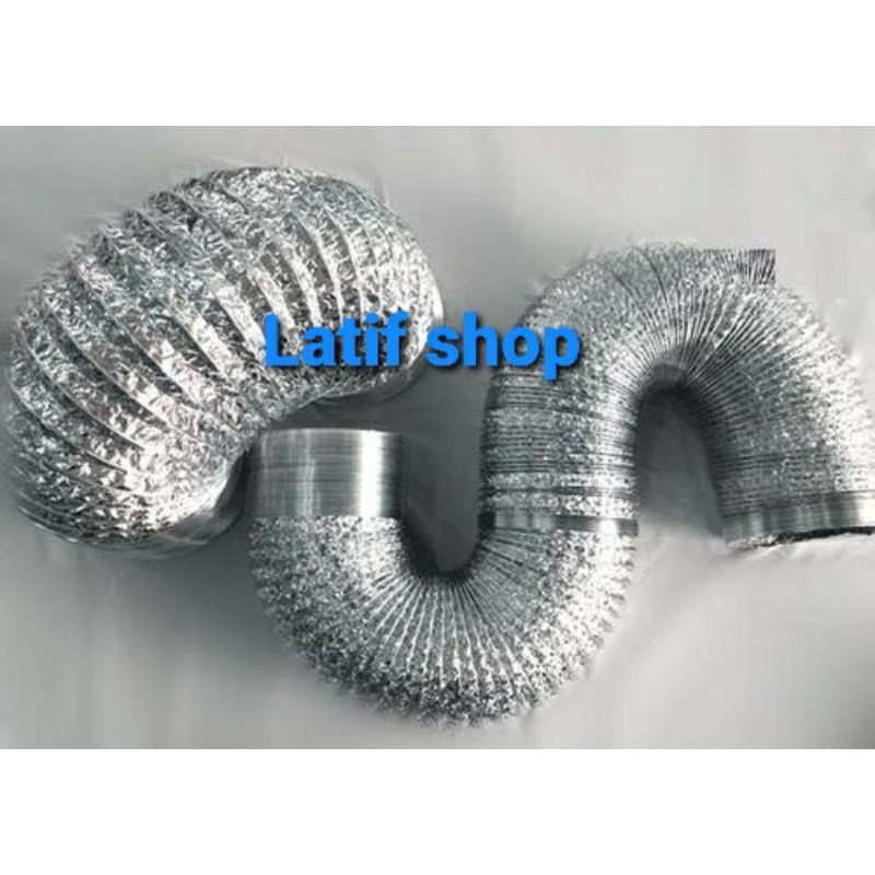 Jual flexible ducting 8 in. pipa exhaust 8 in .pipa AC. mesin uap dll harga per meter Shopee