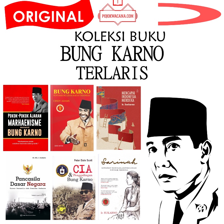 Jual Original - Koleksi Buku Ir Soekarno Bung Karno - Penyambung Lidah ...