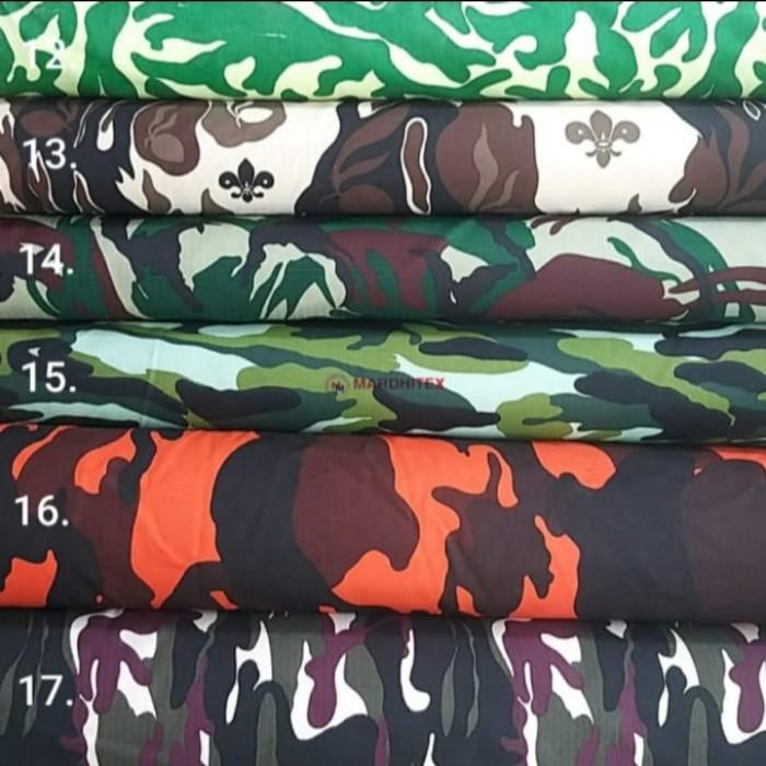 Jual Man | Kain Loreng Army Ripstop Twill Per Meter | Shopee Indonesia