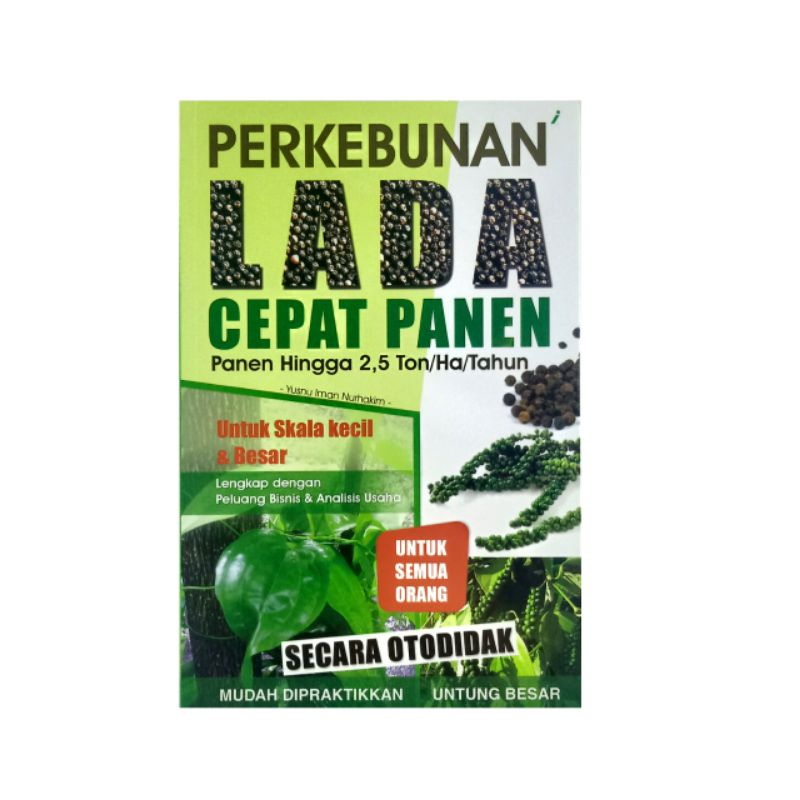 Buku Perkebunan Lada Cepat Panen