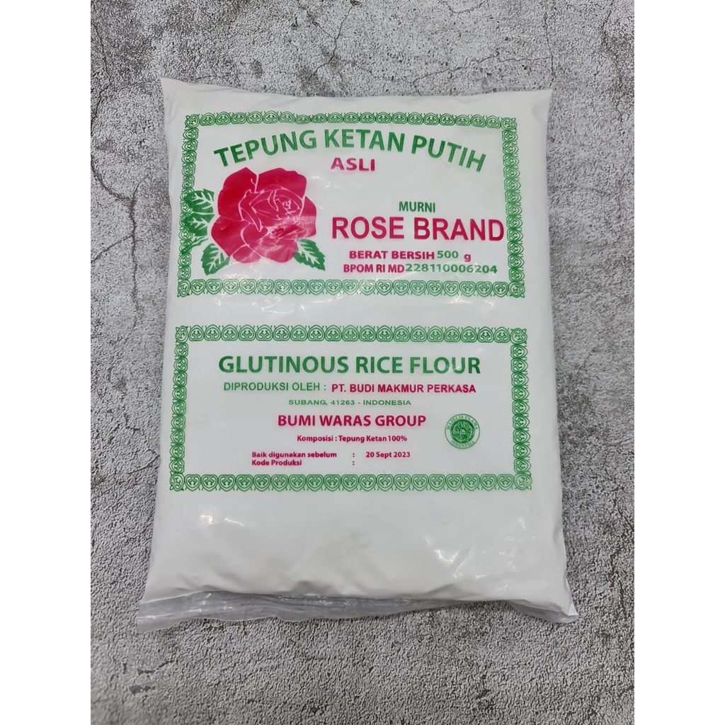 Jual Tepung Ketan Rose Brand 500gr Shopee Indonesia 0564