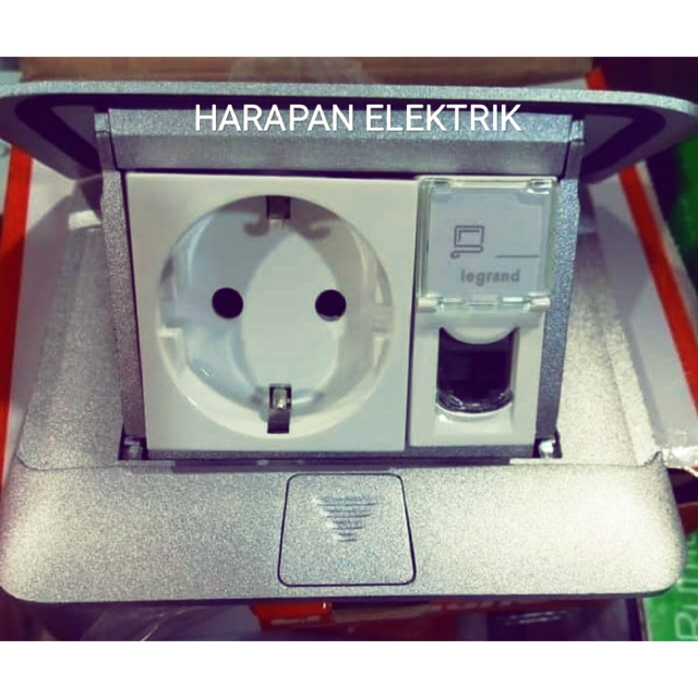 Jual LEGRAND STOP KONTAK LANTAI / FLOOR SOCKET / DATA CAT 6 + ARDE ...