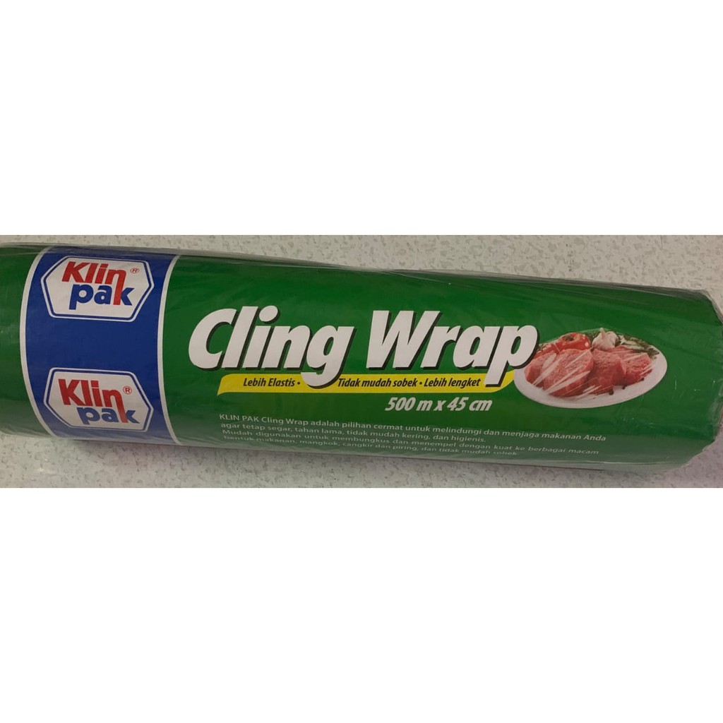 Jual Klinpak Cling Wrap Plastik Wrapping Big Roll Ukuran Cm X M Plastik Pembungkus