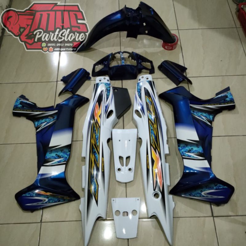 Jual COVER BODY/BODI HALUS YAMAHA FIZR FIZ R BODY FIZR FULLSET PUTIH ...
