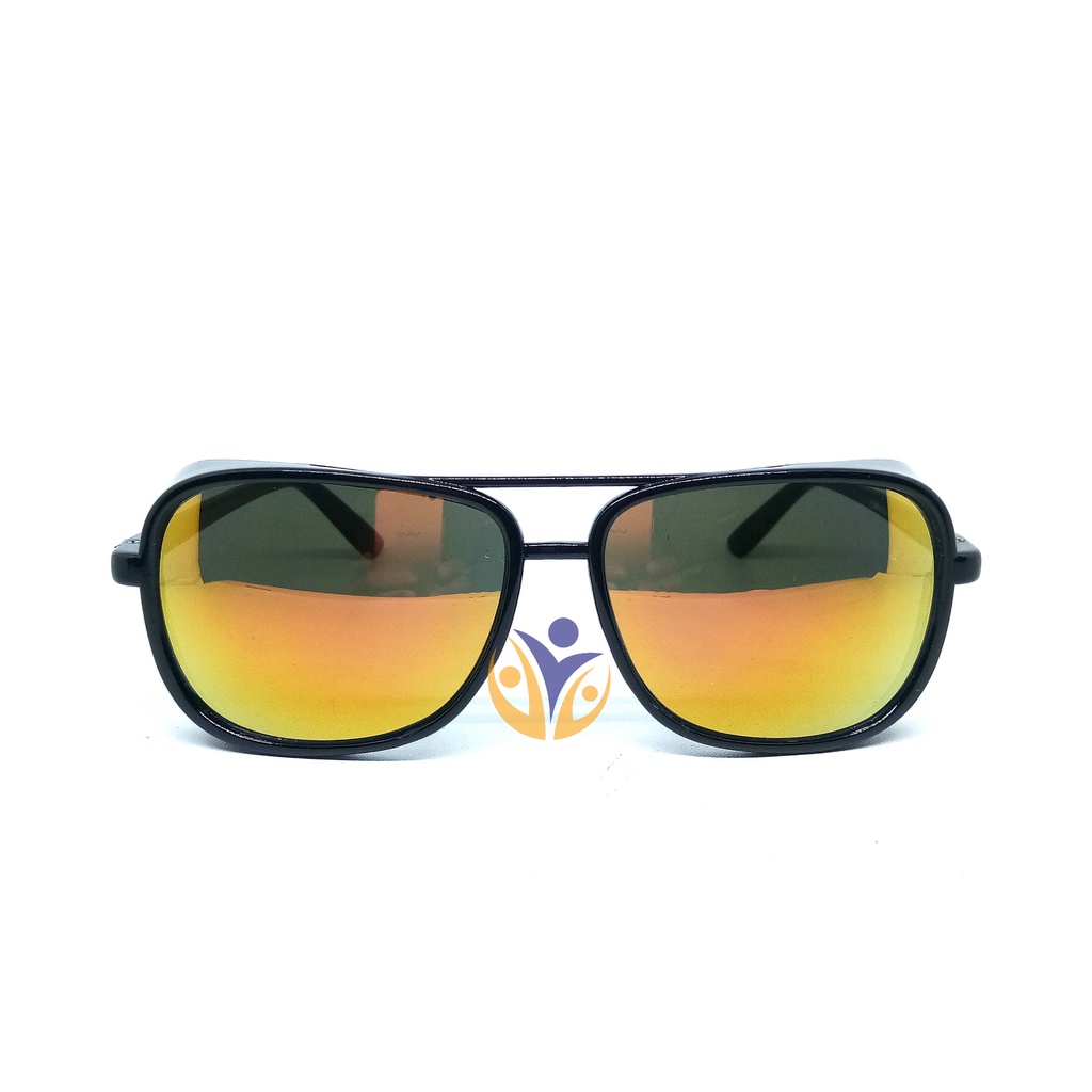 Jual Kacamata hitam punk safety retro aviator Shopee Indonesia