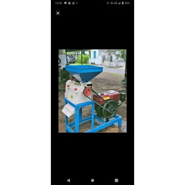 Jual Mesin Selep Padi Mini Lengkap Penggerak Diesel 8 hp Jiangfa ...