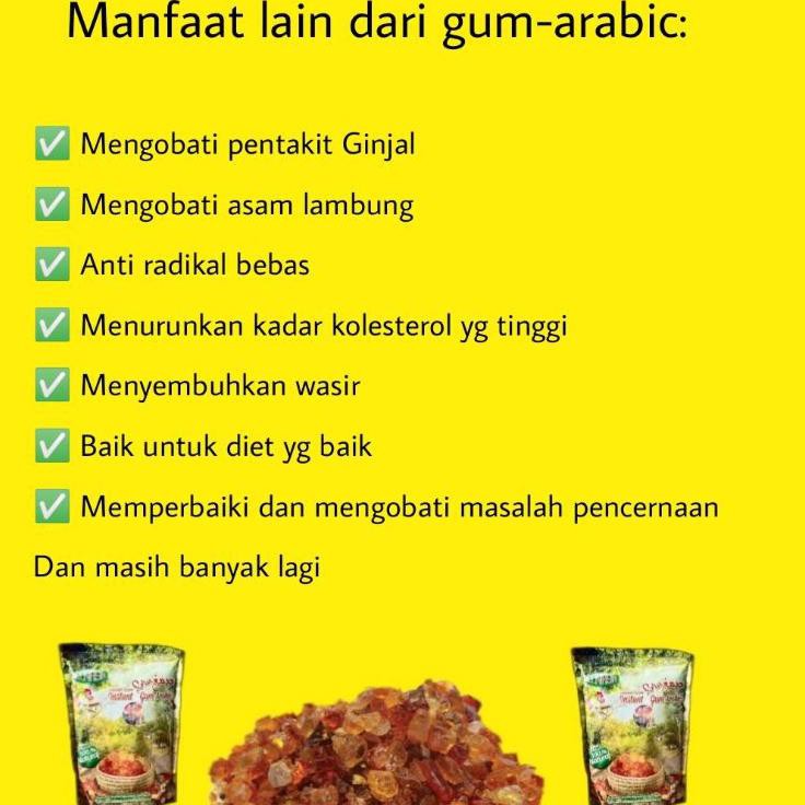 Jual Ready Gum Arabic Powder / Getah Arab / Acaica Gum / Gom Arab ...