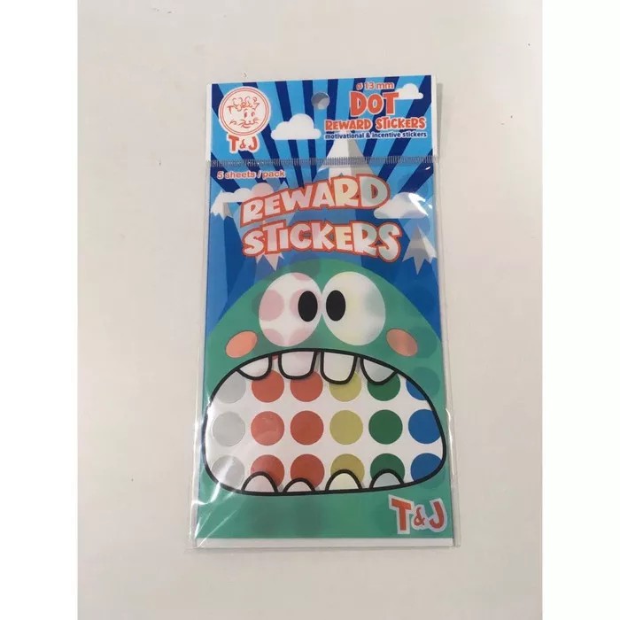 Jual T&J Labels REWARD STICKER DOT 13 MM | Shopee Indonesia