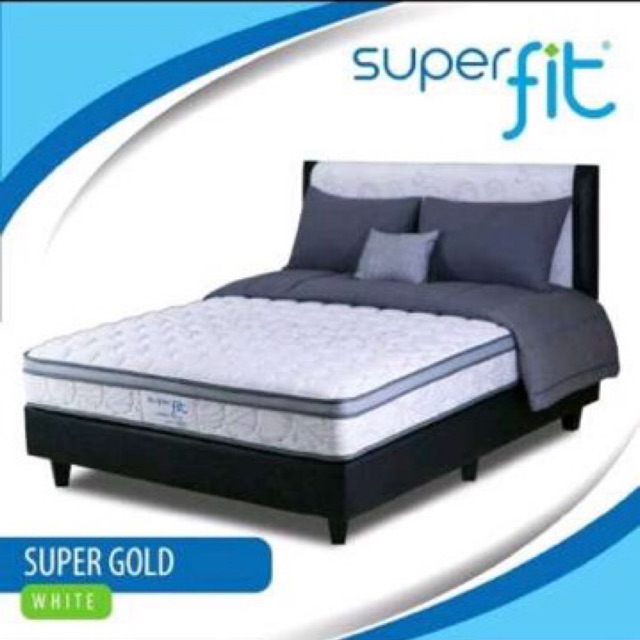 Jual 1 set spring bed comforta superfit super gold | Shopee Indonesia