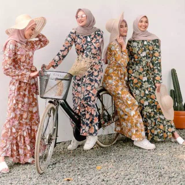 Jual TROPICAL DRESS VANILLA HIJAB (TITIPAN) Shopee Indonesia