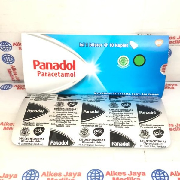 Jual PANADOL 500mg Biru Isi 10 Tablet - Obat Demam Dan Sakit Kepala ...