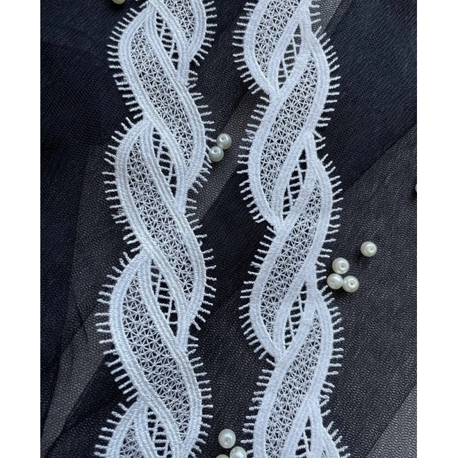 Jual Renda Wave Chain (White) | Shopee Indonesia