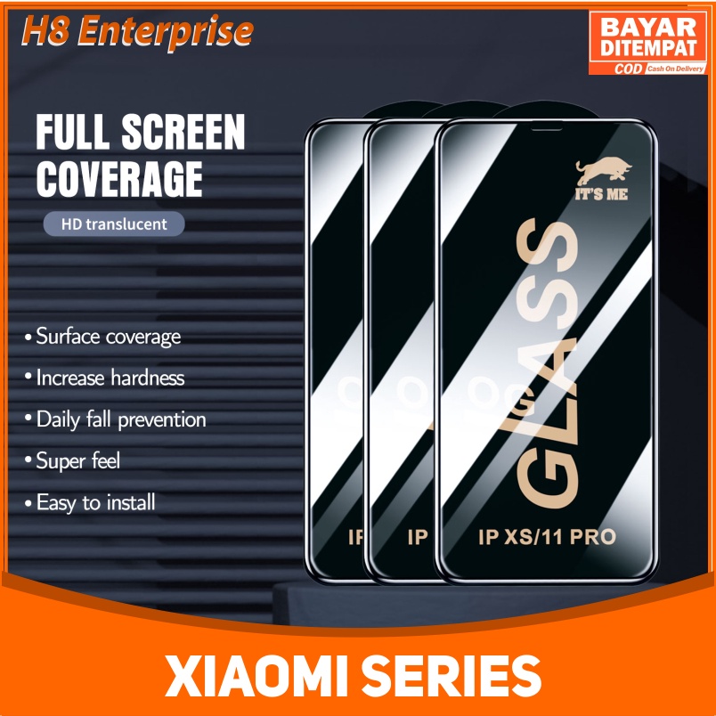 Jual Tempered Glass Xiaomi Redmi 13 9 9A 9C 10 10 Prime A1 A5 A2 12C ...