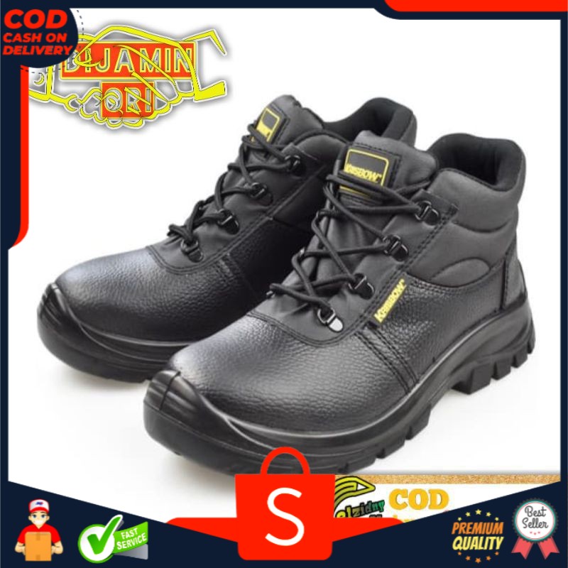 Jual Safety Shoes Krisbow Maxi 6 Inch Aa1 Shopee Indonesia 8405