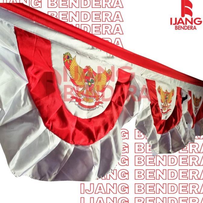 Jual Bekron Garuda Jadul 10 Gelombang Bekron Merah Putih - Background 