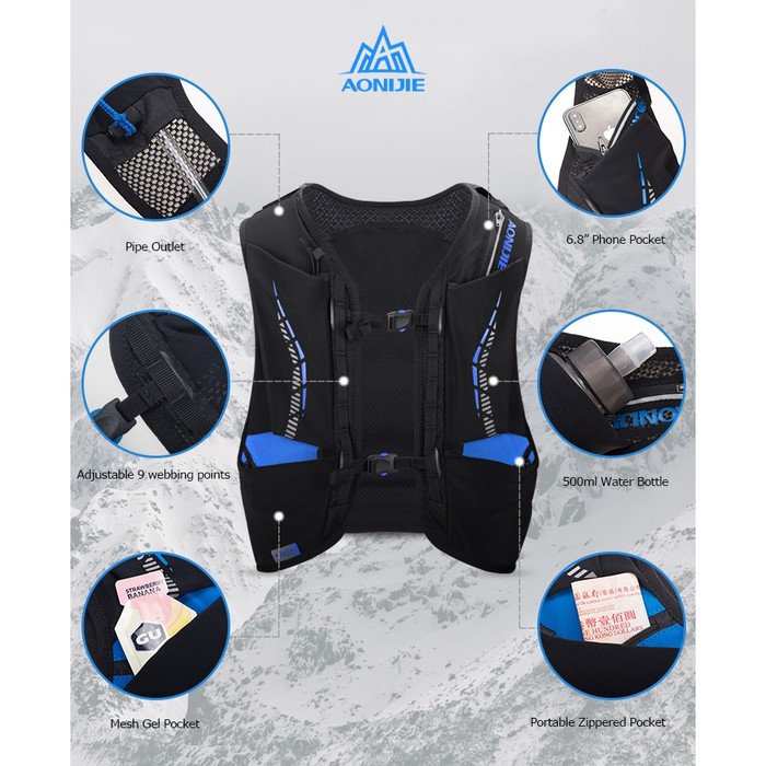 Jual Aonijie Hydration Backpack Vest C950 5L Trail Running
