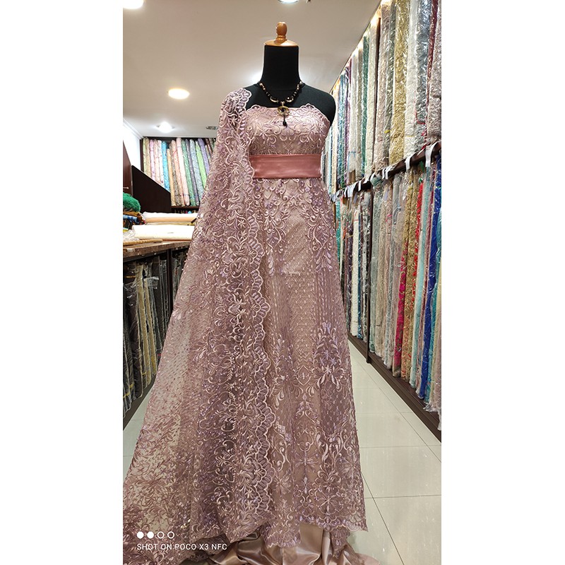 Dress lace outlet brokat