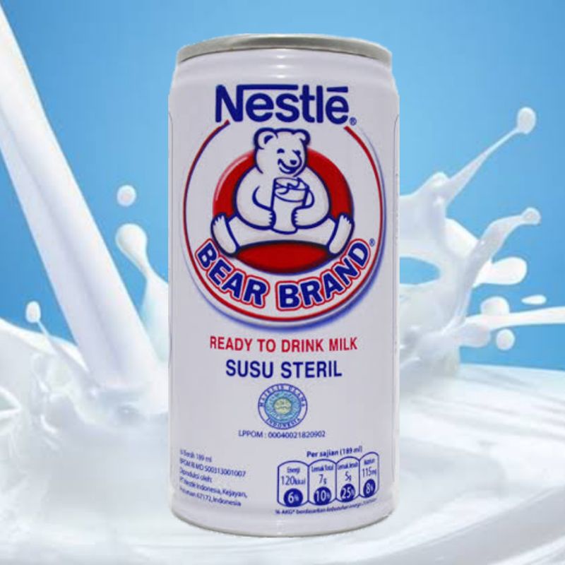 Jual Susu Steril Nestle Bear Brand Minuman Susu Beruang Kaleng