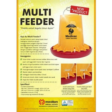 Jual Multifeeder / Superfeeder Medion | Shopee Indonesia