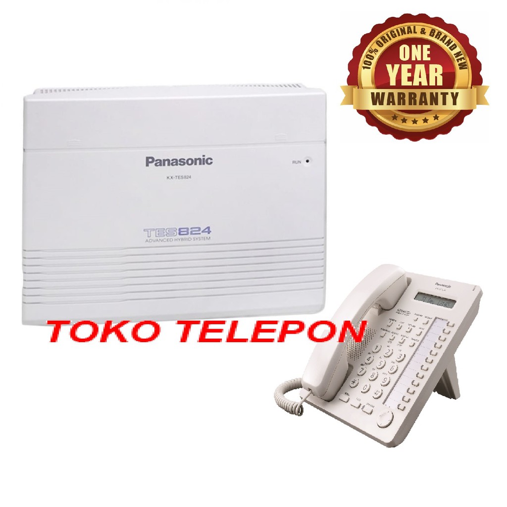 Jual Panasonic PABX KX-TES824 + Telepon KX-AT7730 | Shopee Indonesia