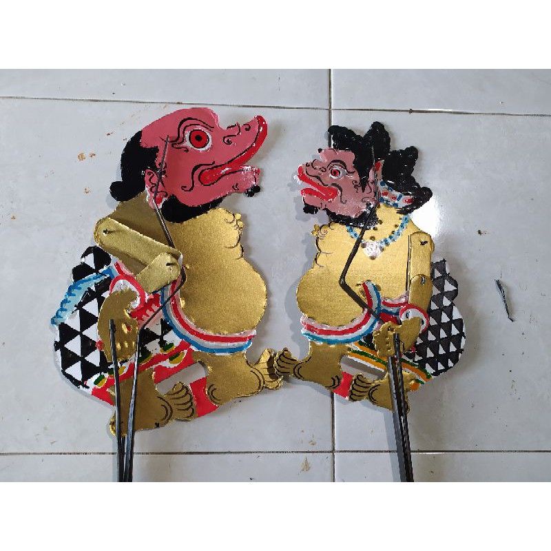 Jual Wayang Togog Bilung wayang kulit kertas mainan anak hiasan dinding ...