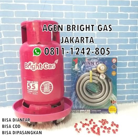 Jual Paket Bright Gas Kg Plus Isi Regulator Tatakan Shopee