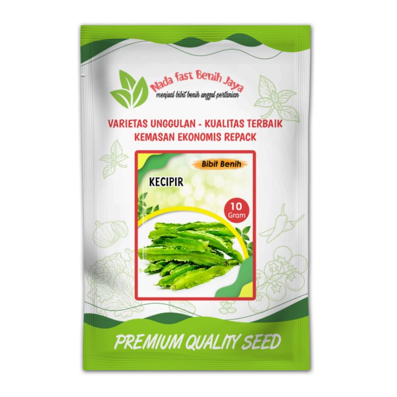 Nada fast benih jaya - 10 gram Benih kecipir hijau super / bibit sayuran kecipir unggulan
