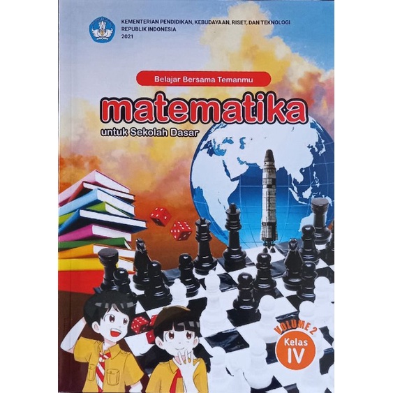 Jual Buku Kurikulum Merdeka Kelas 4 SD Matematika Vol. 1 / Vol. 2 ...